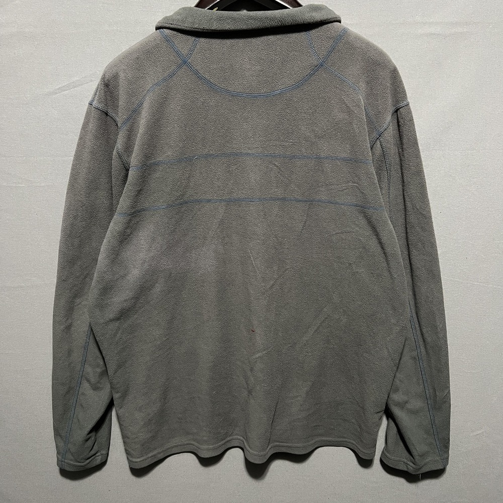 Harley-Davidson Mens XL Gray Fleece Quarter Zip Sweatshirt Graphic Front Logo - Picture 6 of 6